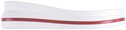Біла з червоним рантом PU 21050
